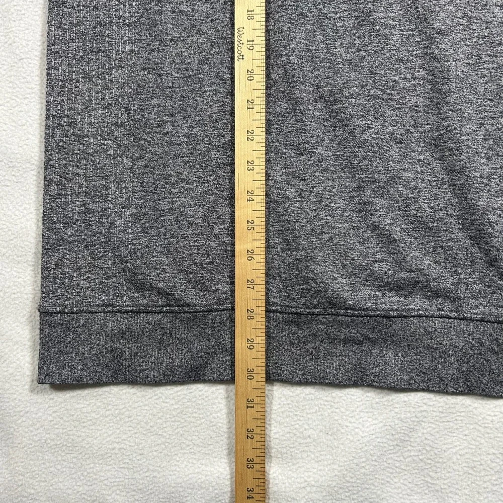 Lululemon Metal Vent Tech Shirt Mens XL Grey Long Sleeve Seamless Pullover READ